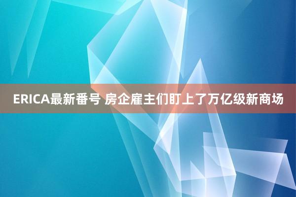 ERICA最新番号 房企雇主们盯上了万亿级新商场