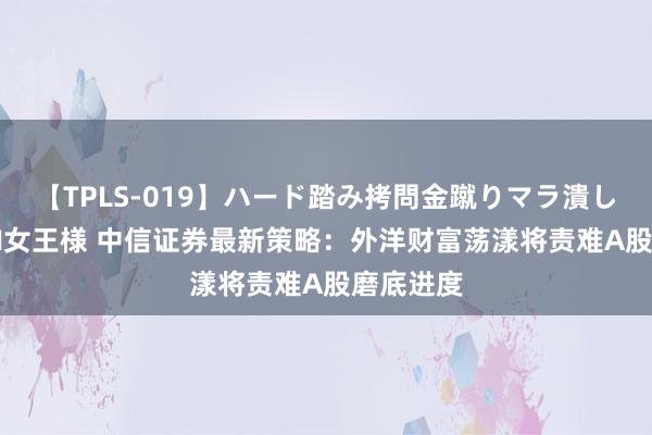 【TPLS-019】ハード踏み拷問金蹴りマラ潰し処刑 JUN女王様 中信证券最新策略：外洋财富荡漾将责难A股磨底进度