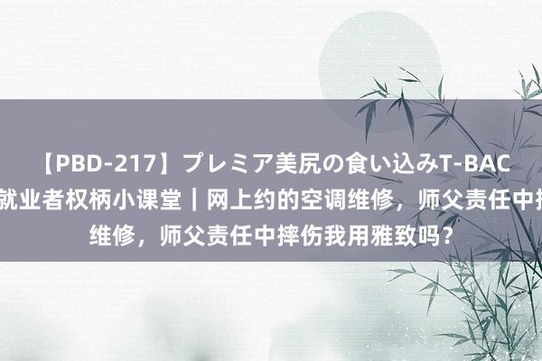 【PBD-217】プレミア美尻の食い込みT-BACK！8時間BEST 就业者权柄小课堂｜网上约的空调维修，师父责任中摔伤我用雅致吗？