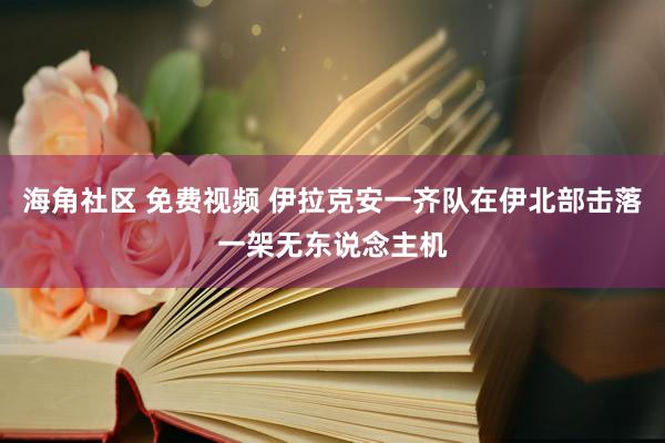 海角社区 免费视频 伊拉克安一齐队在伊北部击落一架无东说念主机