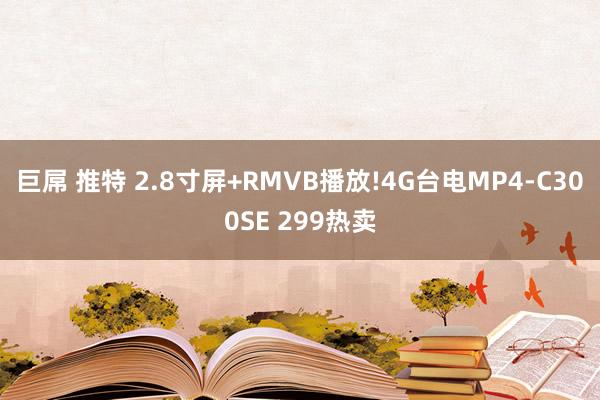 巨屌 推特 2.8寸屏+RMVB播放!4G台电MP4-C300SE 299热卖